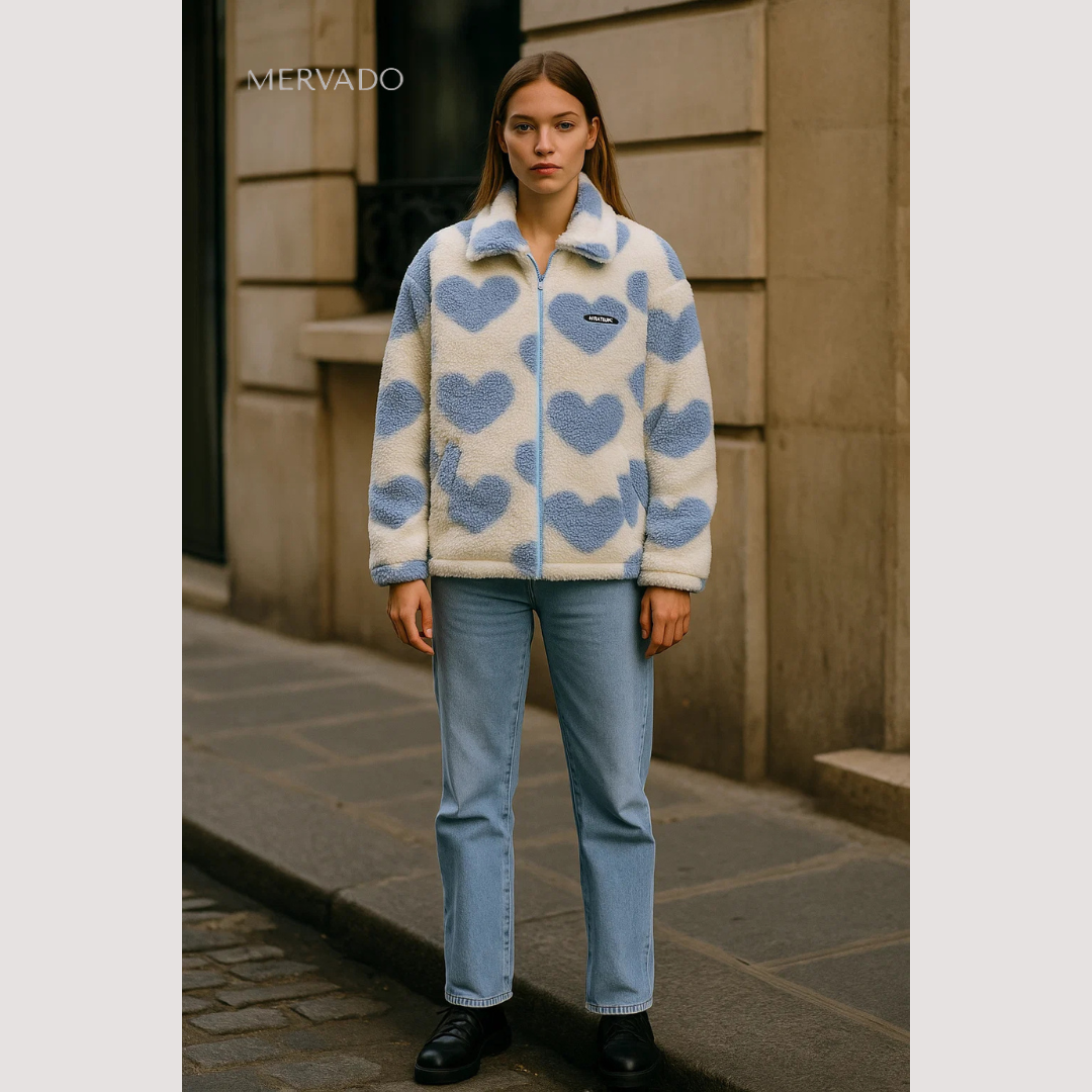 Omkeerbaar leren damesjack – Chic casual design met een tweevoudige look