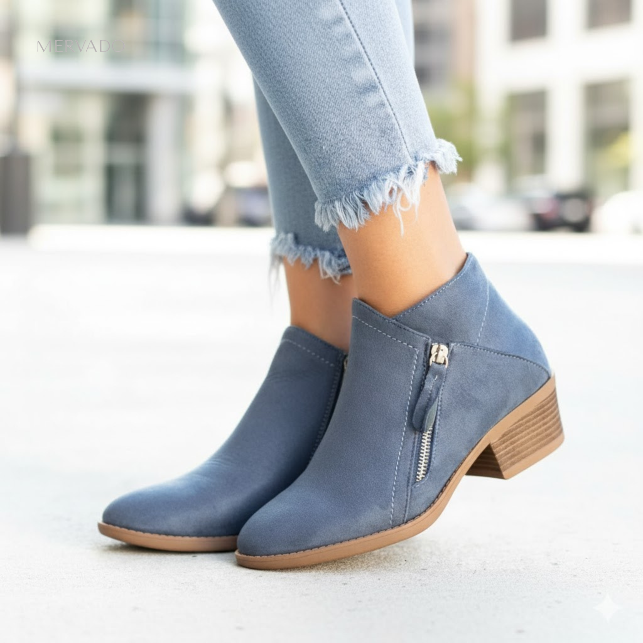 Enkellaarsjes voor dames – Chique korte laarzen met rits voor elke dag